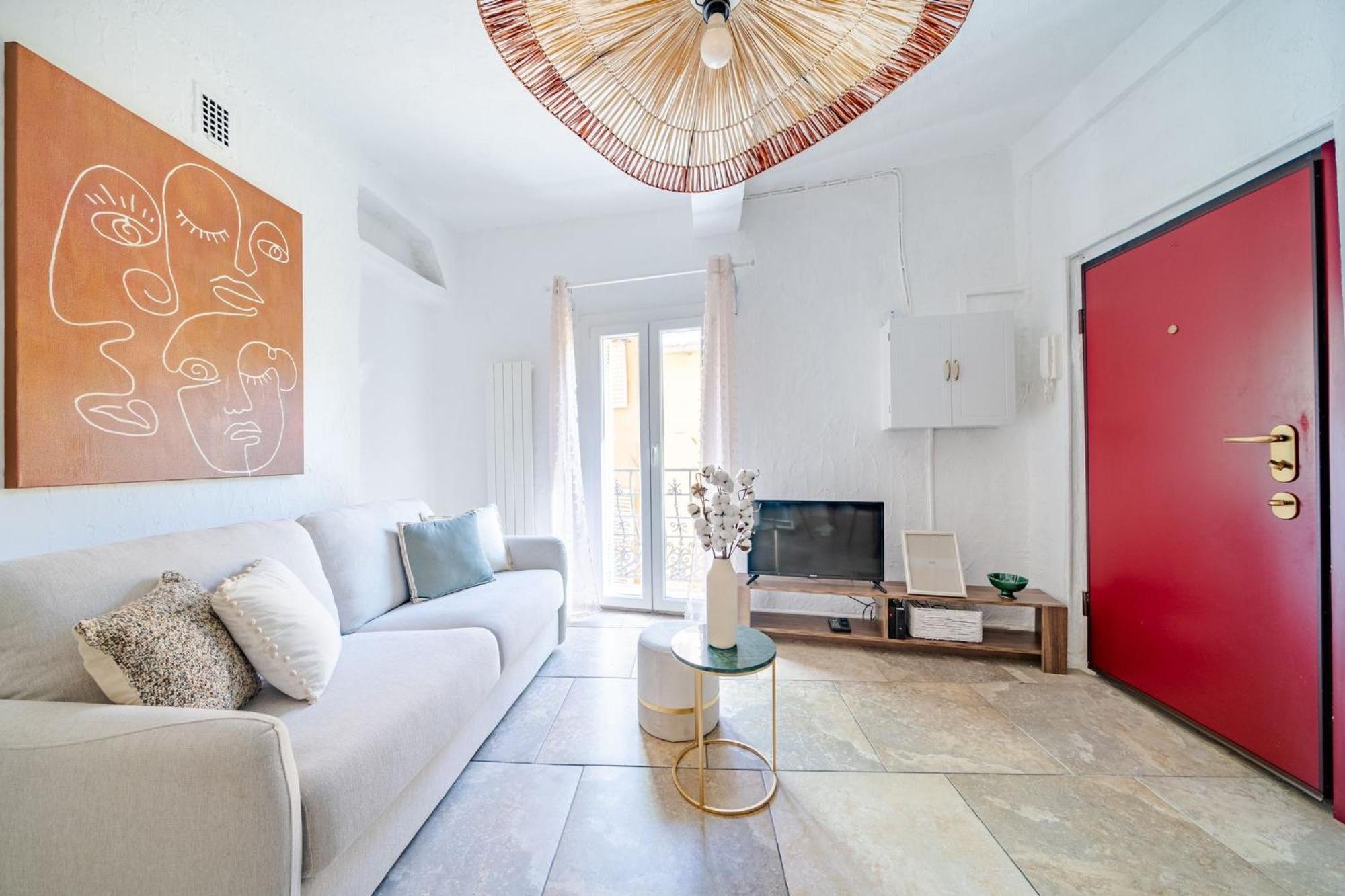 Charmant Appartement 2P Au Coeur Du Vieux Nice Exteriör bild