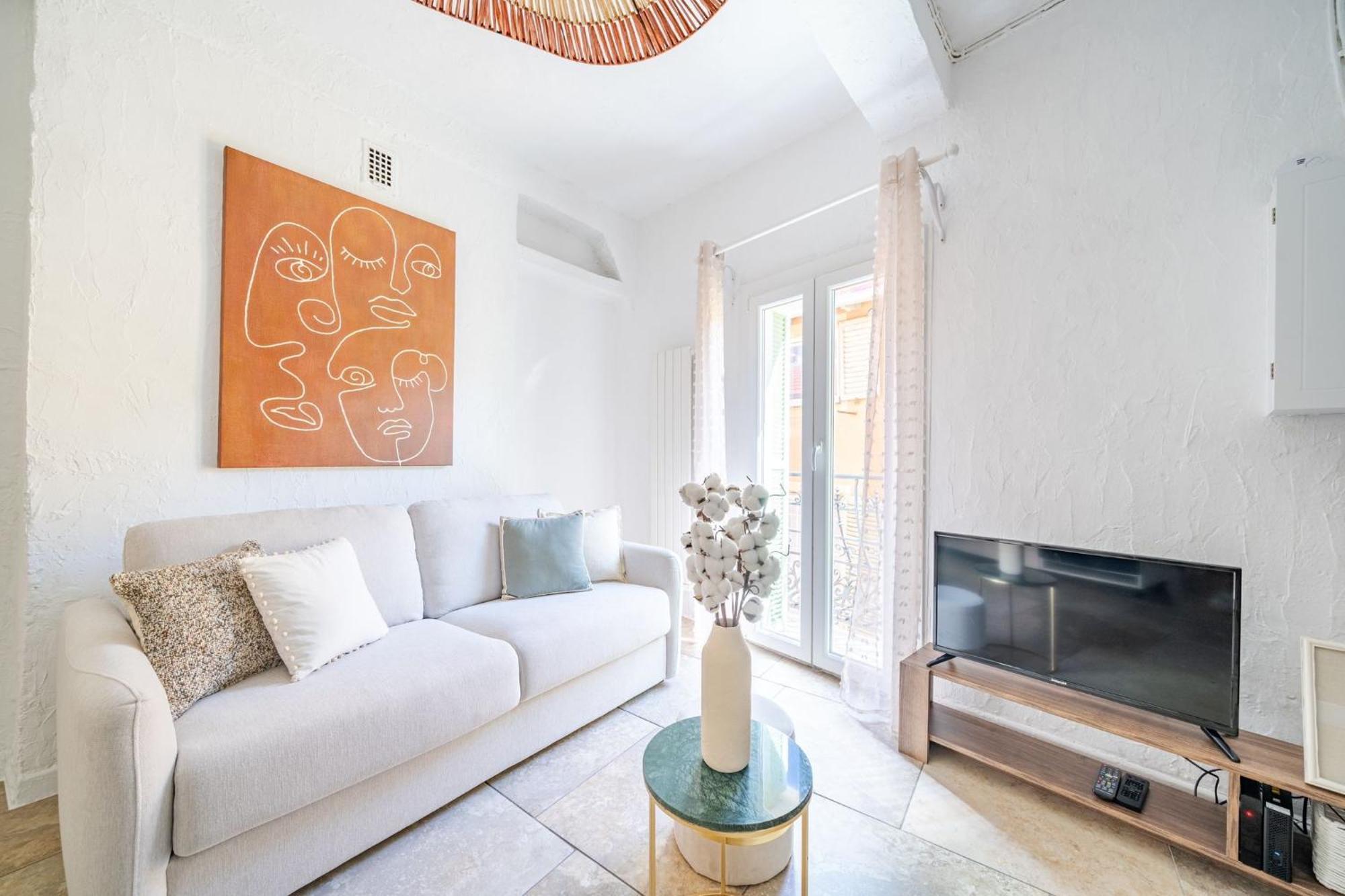 Charmant Appartement 2P Au Coeur Du Vieux Nice Exteriör bild